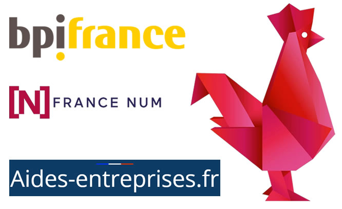 Financement institutionnel : BpiFrance, France Num, Aides-entreprises.fr, French Tech